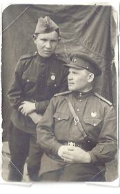 Алексей с отцом Уваровым Федором Леонтьевичем