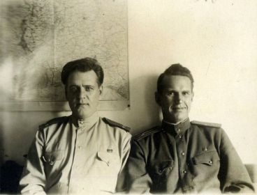 С майором Калашниковым А.С. 01.10.1944г.