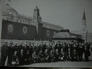 На 35 летии дня Победы в г.Москва