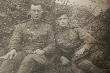 Фото, посланное моим дедушкой Павлиновым Петром Степановичем своим родным с фронта.