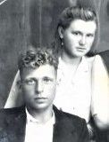 с женой Александрой, ор. 1951г.