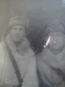 Дед Зырянов Егор Николаевич ( слева) с фронтовым другом