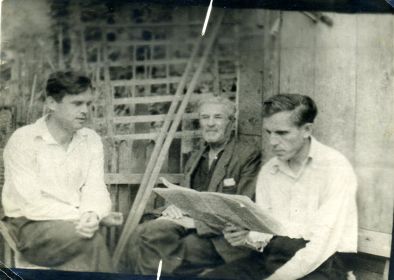 Алексеевы Николай Ильич (слева) - мой прадедушка, Илья Дмитриевич (по центру) - мой прапрадедушка, Тимофей Ильич Алексее