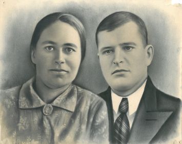 Свирид Юхимович с женой - Полиной Меркурьевной, моей бабушкой.