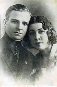 Двуреченский Иван Ефремович с женой Клавдией