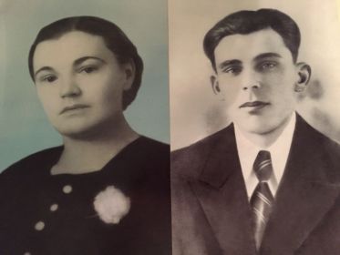 Свадебное фото - бабушка Вера Александровна и дедушка Алексей Миронович