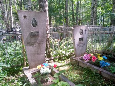 Могила Шеронова И.В. на кладбище "Сокольники" в г. Кинешма