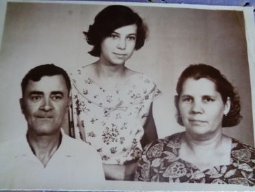Семья Воложениновых 1966 год
