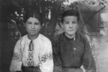 Дети Леонида Николаевича Баптиданова - Герман и Нинель