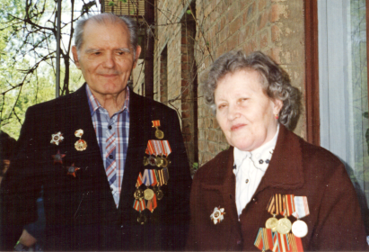 С женой Марией Григорьевной