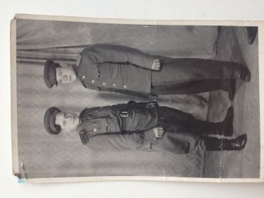 фото с командиром , июнь 1945 года в Австрии