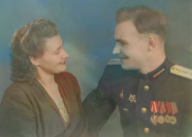 Василий Иванович Желтоножко со своей женой Ниной Александровной