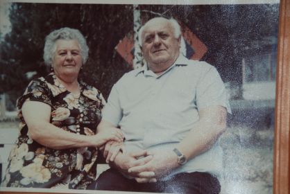 Со своей супругой Дымченко Анной Георгиевной после войны