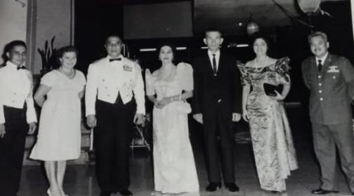 С.И.Патрикеев с женой Валентиной на приеме правительства Индонезии