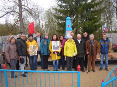 9 мая 2017 года, воинское захоронение д.Сергейцево