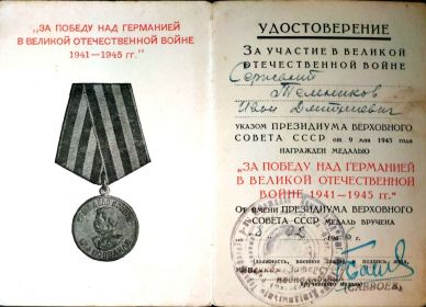 За Победу над Германией 1941-1945