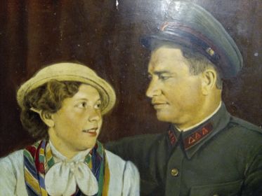 1938 год, с женой Ткаченко Марией Николаевной (г.Клин Московской области)