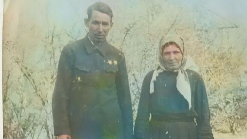 Михайлов Софрон Михайлович с женой - Михайловой Анной Матвеевной