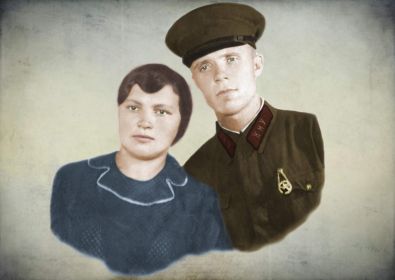 Белоусов Алексей Алексеевич с женой Белоусовой Верой Петровной