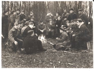 Литва, Рекечоп (?), партсобрание, 11.1944 (ноябрь 1944 года)
