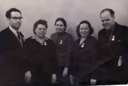 Вручение медалей &quot; За доблестный труд....&quot;