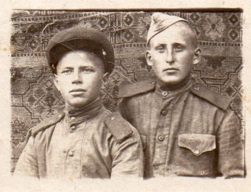 Курсантское училище 1943, с неизвестным сослуживцем