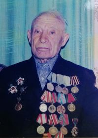 Михаил Андеевич Дранцев в 1995 году - 50 лет ПОБЕДЫ!