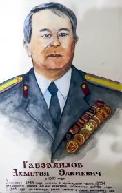 Портрет дедушки висел на Доске почета в ОВД, где он служил. Рисунок.