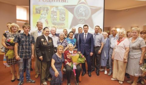 Вручение ордена Красной звезды