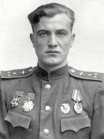 1945 год. Куницын Виктор Александрович. Старший лейтенант. Заместитель командира эскадрильи