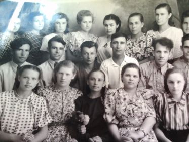 Ивановская обл. Пос. Старая Вичуга. Ф-ка им. Красна. Отец в центре.