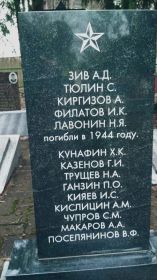 28 октября 2019 года имя моего прадедушки , Кунафина Хуснетдина Кунафеевича, было увековечено на братской могиле в Ленинградской области.