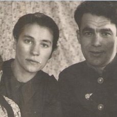 семейный архив Мама Анастасия Павловна и папа Дмитрий Федорович 1949