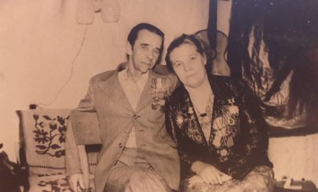 С мужем, Турковым Василием Михайловичем