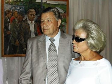 Актёр Алексей Захарович Ванин с супругой в музее.