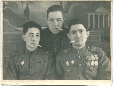 Николай Сергеевич вместе с боевыми товарищами
