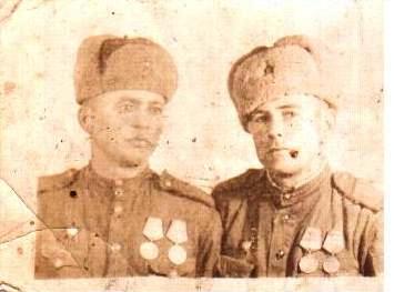 Горный Григорий Иванович с Боковым Георгием Семеновичем. 10.07.1944