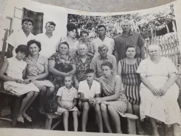 Семейное фото 1966г. ст. Худат Азербайджанская ССР
