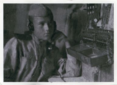 15 летний доброволец - телефонист, 1942 год