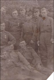 Фотография с бойцами Польской армии