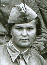 Красноармеец Панова Вера Николаевна весной 1942 года