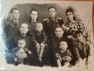 Семья Михайловых 1951-1953 гг.