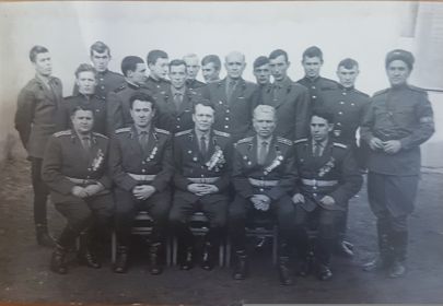 Подразделение связистов г. Саратов 1972 год