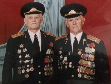 С братом, Василием Михайловичем, тоже ветераном