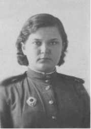 Сержант Панова В.Н. в 1945 году.