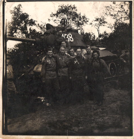 Боевые товарищи. Австрия  г.Терниц 9 мая 1945г.