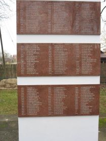Братская могила. Эти солдаты и офицеры погибли в боях с фашистами за освобождение только одной деревни  Жвангучи Вилкавишкского уезда Литвы в августе 1944г.