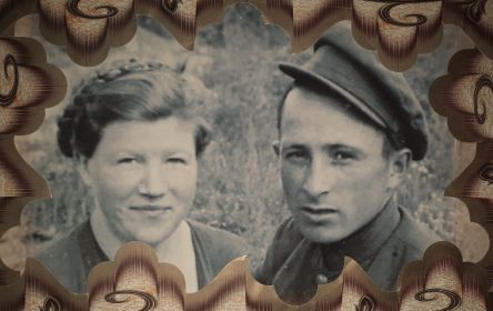 Григорий Кузьмич со своей женой Антониной Михайловной