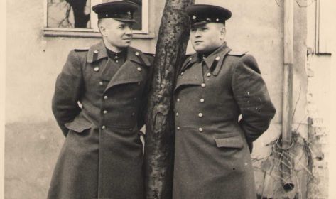Подполковник Трассоруб И.М. (справа)