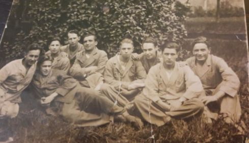 С сослуживцами в госпитале